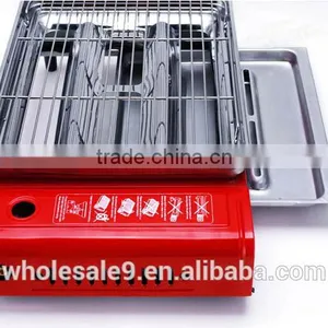 2015 Stainless Steel Portable Gas Bbq Grill for Camping thumbnail-2