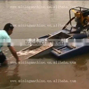 Mini Portable Gold Dredging Dredger in Small River thumbnail-2