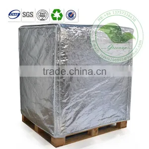 Anti-bacterial Insulated Aluminum Foil Thermal Pallet Cover For Sale thumbnail-1