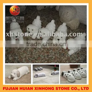 Hand Carved Life Size Animal Carving Foo Dog Sculpture thumbnail-6