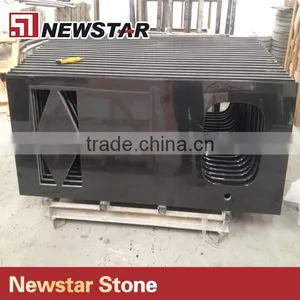 China Black Granite Countertop With Basin Black Granite Countertops thumbnail-4