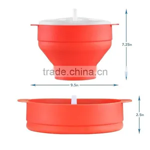 Silicone Popcorn Popper,Popcorn Maker thumbnail-6
