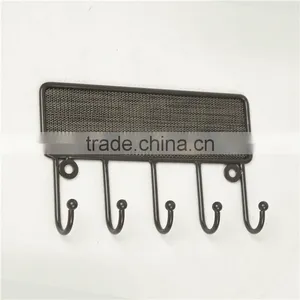 Wall Mounted Key Hook, 5 Hooks thumbnail-3