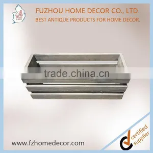 2017 Latest Antique Wood Metal Crate in Cute Design for Home Use thumbnail-5