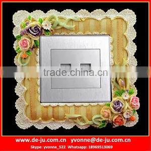 Square Resin 3d Wall Socket Sticker thumbnail-1