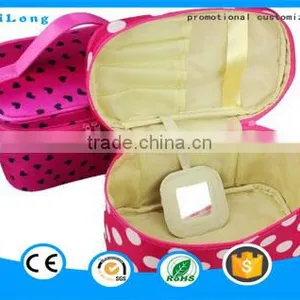 Wholesale High Quality Cheap Polyester Cosmetic Bags Canvas Cosmetic Bag thumbnail-5