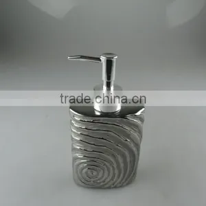 Stocked Ceramics Silver Color Bath Jar thumbnail-1