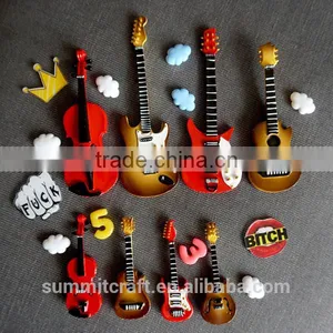 Fridge Magnet Personalised Resin Guitar Musical Fridge Magnets thumbnail-2