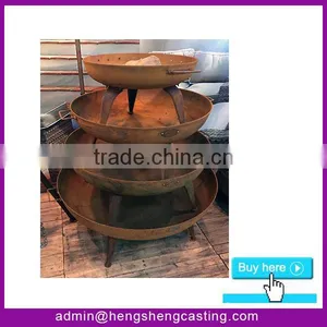Hot-selling Stainless Steel Firebowl Fire Pit With Handles thumbnail-1