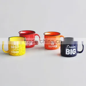 Speckled Solid Color Imitation Enamel Mug for Promotional thumbnail-2