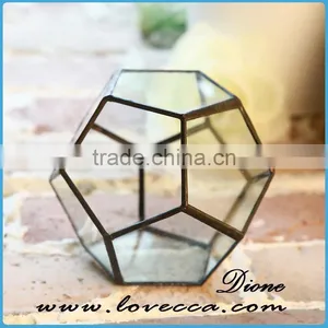 Polygonal Geometric Glass Terrarium Wholesale Container thumbnail-2