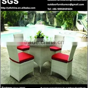 Aluminum Rattan Dining Room Set thumbnail-1