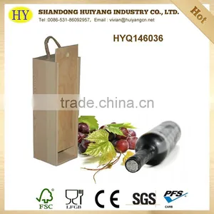 Unfinished Factory Wholesale Wood Wine Box thumbnail-1