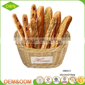 Manufacture Pure Handmade Eco-friendly Custom Wicker Rattan Material Fresh Rising Bread Basket thumbnail-1