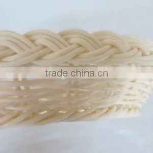 Food Grade Colored Plastic Rattan Round Handmade Baskets thumbnail-5