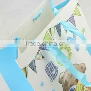Printed Foldable Gift Bag With Bear Pattern/ Shopping Paper Bag thumbnail-6