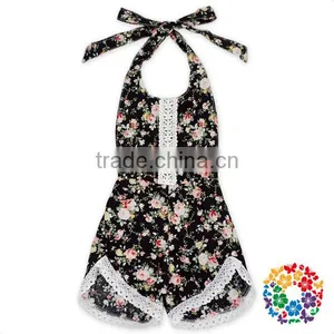 Newborn Baby Girls' Infant Romper Shivering Floral Jumpsuit thumbnail-2
