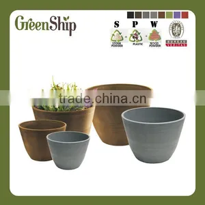 Декоративный садовый горшок для растений от Greenship/ Срок службы 20 лет/ Легкий вес/ Защита от УФ-лучей/ Экологически чистый thumbnail-1