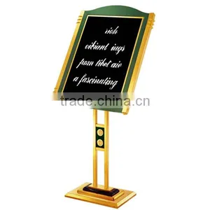Commercial Freestanding Hotel Sign Stand/ High Quality Eye Catching Large Advertising Board/ Market Metal Indicator Board P-18 thumbnail-1