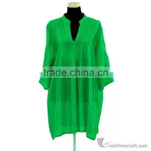 High Quality Silk Dress With Various Colors and Sizes for Women. 100% Handmade in Vietnam thumbnail-4