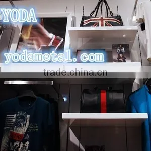 Wood Wall Flooring Stand for Clothing Shop thumbnail-5
