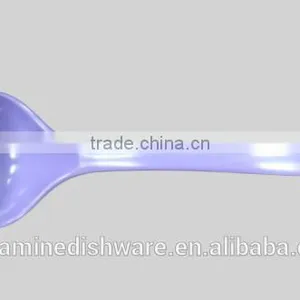 Factory Wholesale Melamine Spolid Color Soup Spoon thumbnail-1