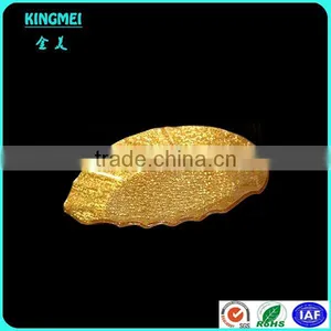 Luxury Round Acrylic Tray Sets Wholesale, Golden Fruit Trays For Wedding thumbnail-2