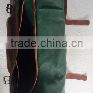 Handmade Vintage Genuine Leather College Briefcase thumbnail-5