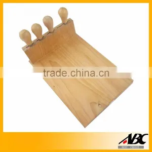 Pine Wood Cutting Board Cheese Board Set thumbnail-2