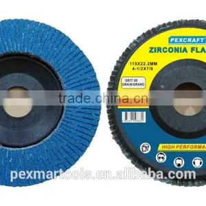 Chinese High Quality Zirconia Abrasive Wheel Flap Disc 100mm X 16mm thumbnail-3