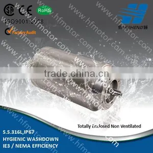 TENV Stainless Steel Housing Three Phase Motors IP67 thumbnail-1