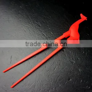 16173 Horse Shape Children Funny Decorator Silicone Chopsticks thumbnail-4