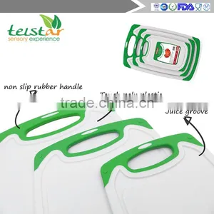 3 PCS Anti-slip Plastic Chopping Block Set Plastic Chopping Board thumbnail-3