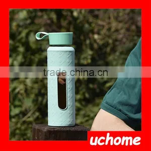 UCHOME Clear Empty Glass Water Bottles Sports Drinking Bottles Automotive Glass Bottles thumbnail-1