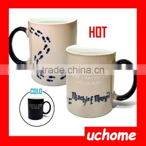 UCHOME Black Sublimation Harry Potter Hot Water Magic Color Changing Mug thumbnail-6