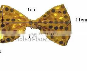 MSD Beautiful Sequin Ribbon Bow for Dress,boy Bow Tie for Performance thumbnail-2