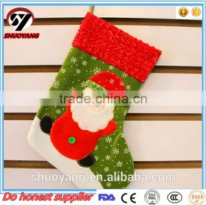 China Supplier Wholesale Good Quality Christmas Decorative Socks,new Design Christmas Gift Sock thumbnail-1