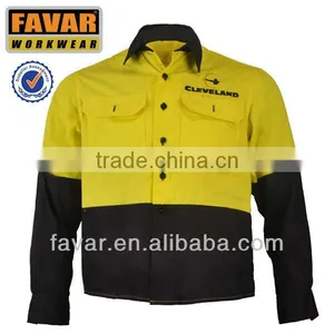 Contrast Color Anti-static FR Men's Shirt thumbnail-1