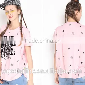 Summer Lady Street Funny Round Neck Hip Hop t Shirt OEM Service thumbnail-4