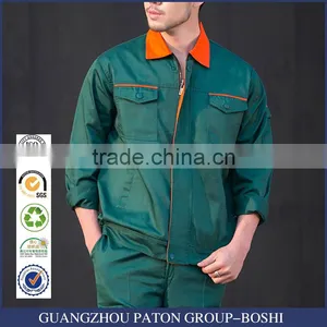 Guangzhou Manufacture Industrial Green Work Smock Uniforms thumbnail-1