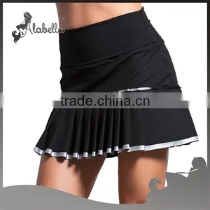 Polyester/spandex Black Gym Skirt Flip Skirt thumbnail-1