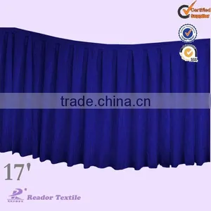 17' Polyester Table Skirt for Sale thumbnail-1