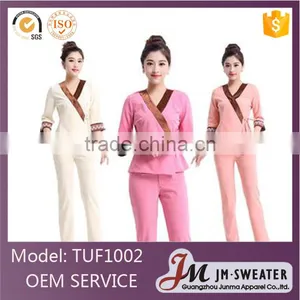 Latest Worker Design Spa/beauty Working Uniform Unique Design Uniform Wholesale thumbnail-1