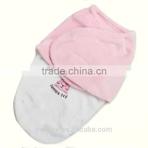 Trade Assurance Embroidered Combed Cotton Baby Swaddle Wrap/wholesale Organic Swaddle Blanket thumbnail-3