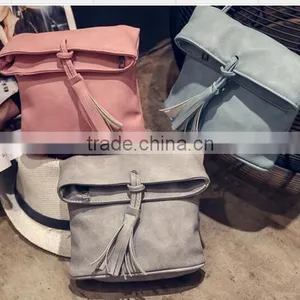 PU Special Design Pure Color Women Shoulder Bags Tote Bags thumbnail-1