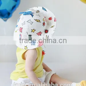 Kid Unisex Printing Sun Hats Bucket Hat With Fly on the Top thumbnail-1