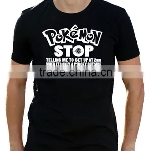 Wholesale Pokemon Go Fashion New Design T Shirt Pikachu Shirt thumbnail-2