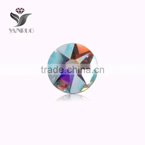 Wholesale Ss6/ss10/ss16/ss20/ss30/ss40 Crystal AB DMC Hotfix Rhinestones For Decoration thumbnail-1