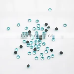 Crystal Shiny Hot Fix Rhinestones in Aquamarine thumbnail-3