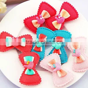 2015 Fashion ,beautiful and Cute Ribbon Hair Clip ,clip in Hair for Kids thumbnail-3